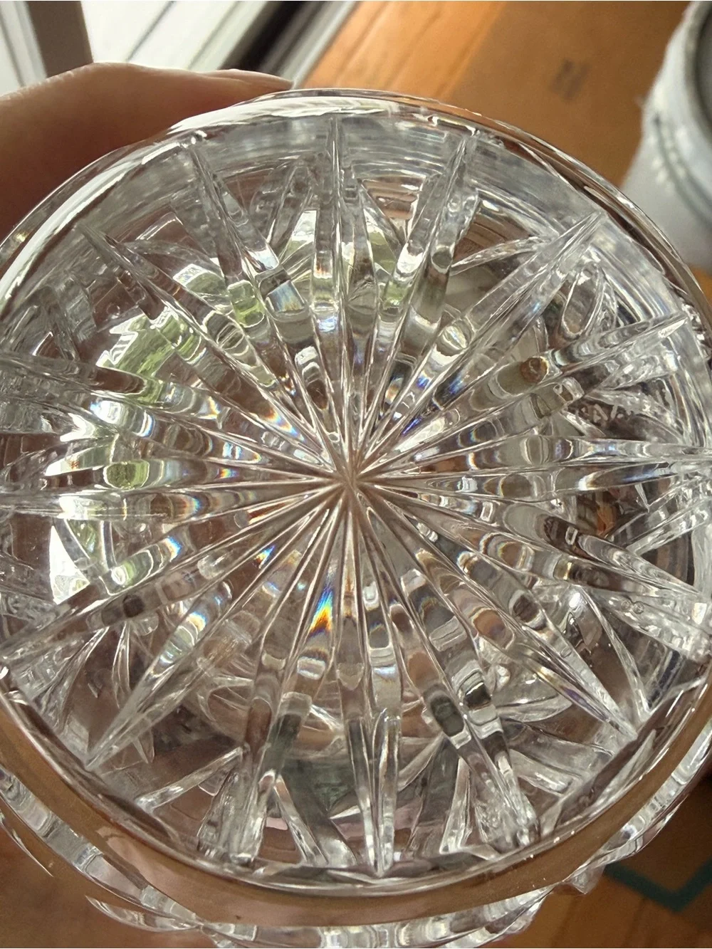 J.G. Durand 24% Lead Crystal 8” Vase in the elegant 